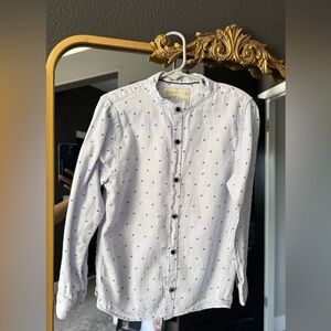 Zara Boys light blue Shirt with Black Design